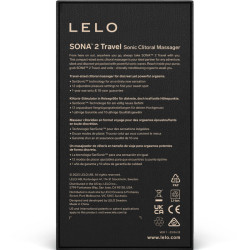 LELO SONA 2 TRAVEL MASAJEADOR SONICO DE CLITORIS MORADO