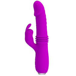 PRETTY LOVE DOROTHY VIBRADOR CONEJO RECARGABLE MORADO