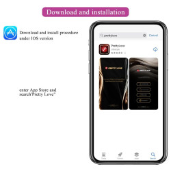 PRETTY LOVE NYMPH HUEVO VIBRADOR CONTROLADO POR APP LILA