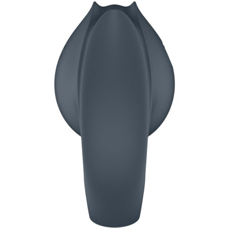 SATISFYER PERFECT PAIR 2 MULTIVIBRADOR 2 EN 1 ANILLO PARA PENE ESTIMULADOR DE DEDO GRIS