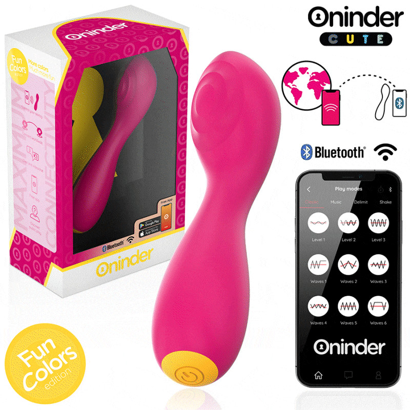 ONINDER CUTE LOVE BUDDY MASTER VIBRADOR PUNTO G APP MUNDIAL GRATUITA