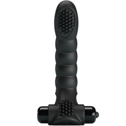 PRETTY LOVE ALEXANDER VIBRADOR DE DEDO 10 VIBRACIONES NEGRO