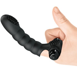 PRETTY LOVE ALEXANDER VIBRADOR DE DEDO 10 VIBRACIONES NEGRO