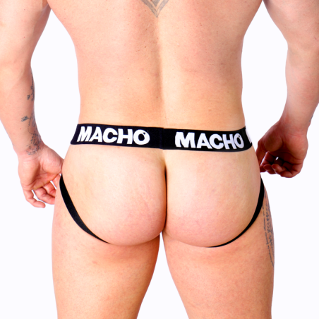MACHO MX25NC JOCK CUERO NEGRO S