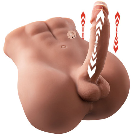 XISE BERTLETT DILDO ASS MASTURBADOR DILDO Y ANO REALISTICO POSICION FRONTAL CON THRUSTING 18 CM