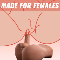 XISE BERTLETT DILDO ASS MASTURBADOR DILDO Y ANO REALISTICO POSICION FRONTAL CON THRUSTING 18 CM