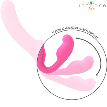 INTENSE AMY VIBRADOR DOBLE 20 CM ROSA CONTROL REMOTO