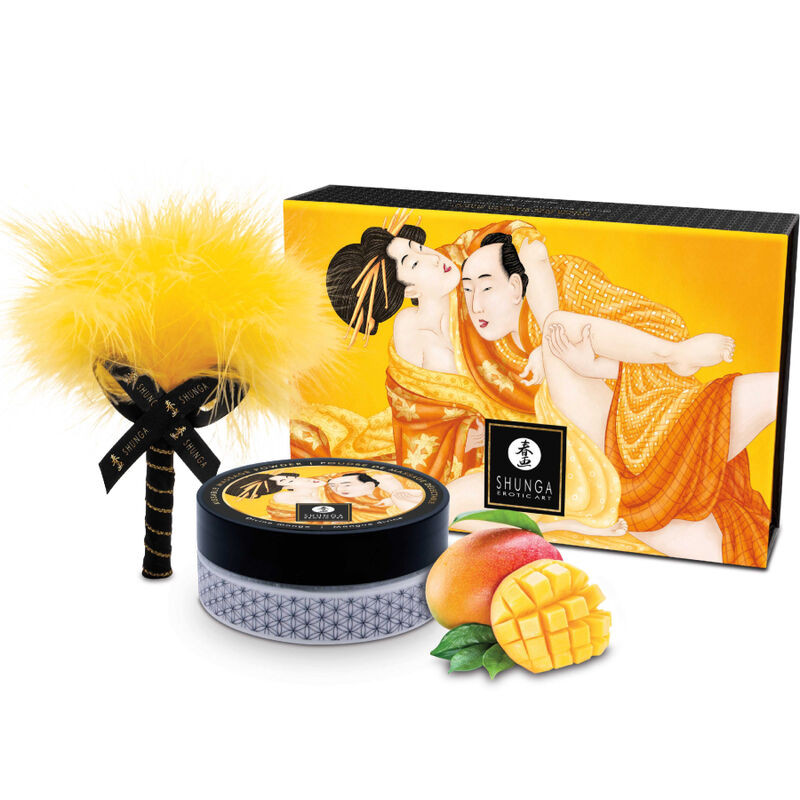 SHUNGA KIT POLVOS DE MASAJE COMESTIBLE MANGO