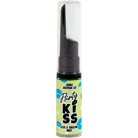 SECRETPLAY FLIRTY KISS GELES CON EFECTOS SEXO ORAL FRESA MENTA 2 x 8 GR