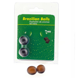 TALOKA BRAZILIAN BALLS GEL INTIMO CHOCOLATE 2 BOLAS