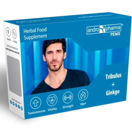 Andropharma Penis Complemento alimenticio herbal para el bienestar masculino