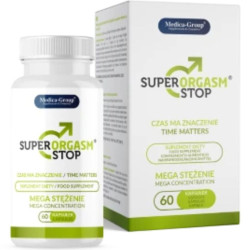 Super Orgasm Stop Capsulas Naturales para el Control de la Eyaculacion y Mayor Resistencia Sexual