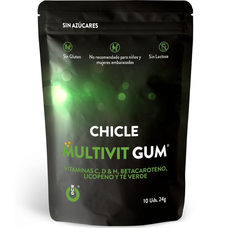 WUG Multivit Gum El chicle funcional que refuerza tus defensas cada dia