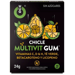 WUG Multivit Gum El chicle funcional que refuerza tus defensas cada dia