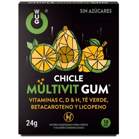 WUG Multivit Gum El chicle funcional que refuerza tus defensas cada dia
