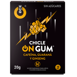 WUG On Gum Energia inmediata en formato chicle