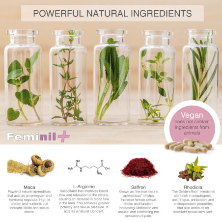 Feminil Complemento alimenticio para la libido femenina