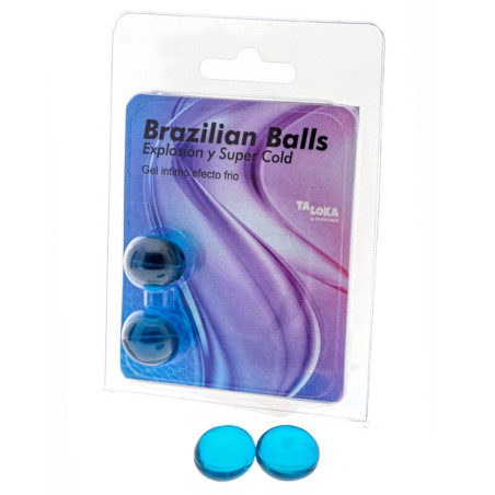 TALOKA BRAZILIAN BALLS GEL EXCITANTE EFECTO FRIO 2 BOLAS