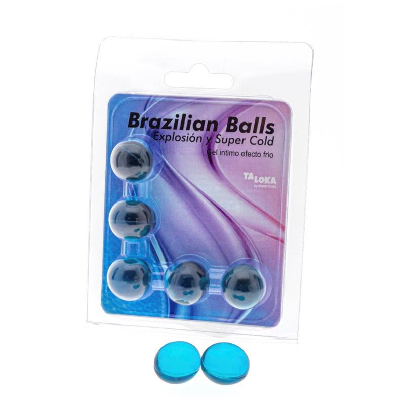 TALOKA BRAZILIAN BALLS GEL EXCITANTE EFECTO FRIO 5 BOLAS