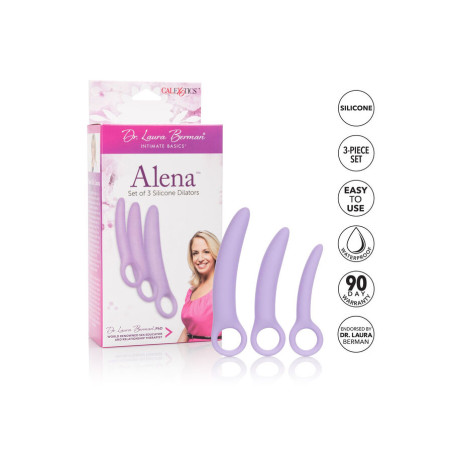 CALEXOTICS DR LAURA BERMAN ALENA SET DE 3 DILATADOR VAGINAL SILICONA