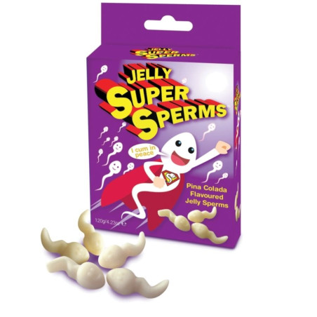 SPENCER FLEETWOOD JELLY SUPER SPERM GOMINOLAS FORMA ESPERMA 120 GR