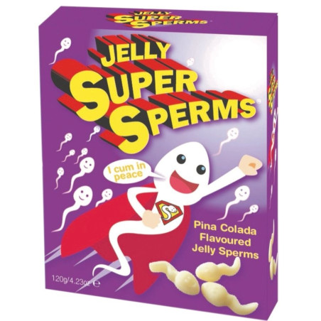 SPENCER FLEETWOOD JELLY SUPER SPERM GOMINOLAS FORMA ESPERMA 120 GR