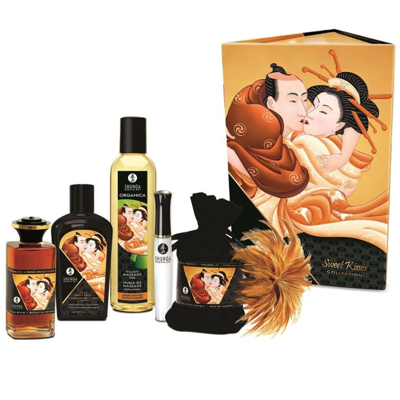 SHUNGA KIT COLECCION DULCES BESOS