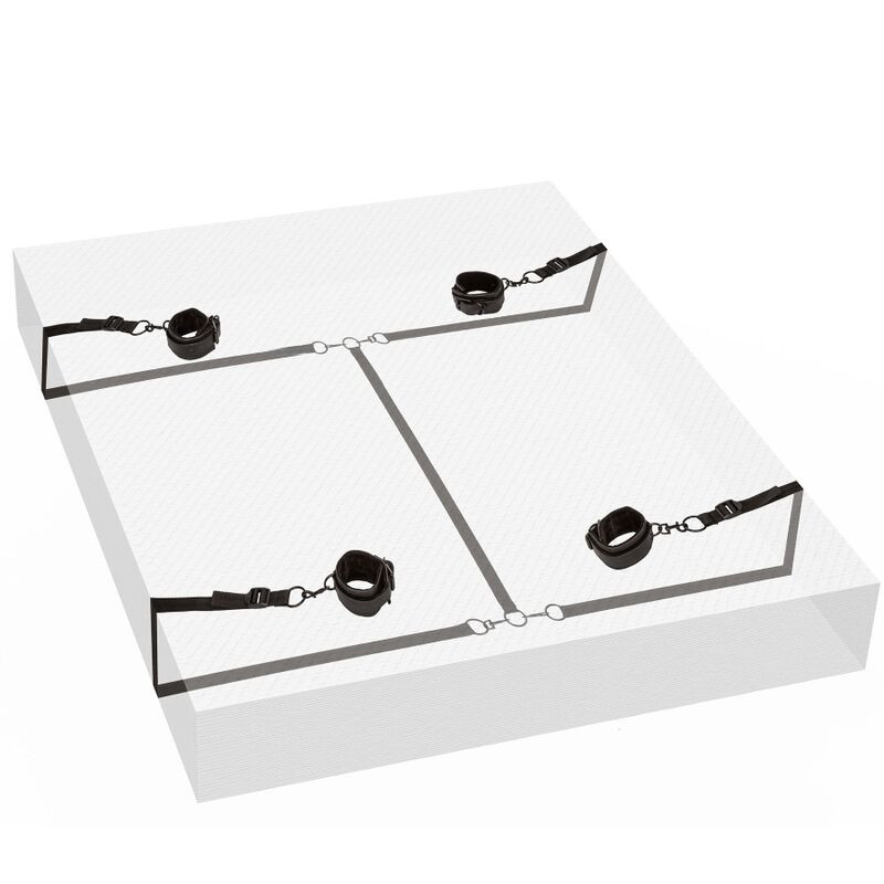 CALEXOTICS BOUNDLESS RED RESTRAINT SET RESTRICCION CAMA