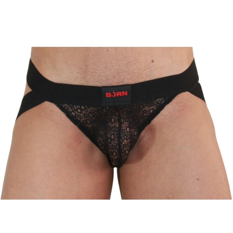 BURN 005 JOCK LENCERO NEGRO M