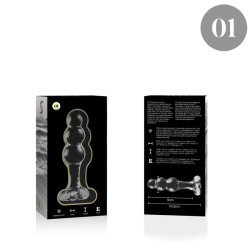 NEBULA SERIES BY IBIZA MODELO 1 PLUG CRISTAL TRANSPARENTE 105 CM O 3 CM