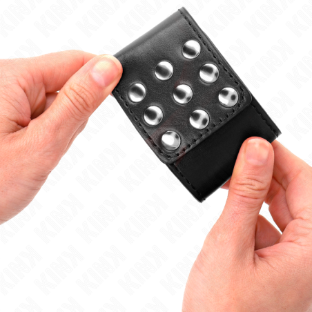 KINK MUNEQUERAS CON CIERRE A PRESION AJUSTABLE NEGRO 19 24 CM X 55 CM