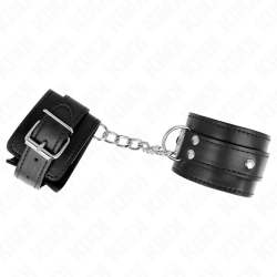 KINK MUNEQUERAS CON 3 ANILLAS EN D AJUSTABLE NEGRO 175 25 CM X 6 CM