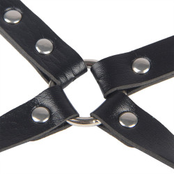 SUBBLIME 953690 ESPOSAS CON CINTURON BONDAGE NEGRO TALLA UNICA