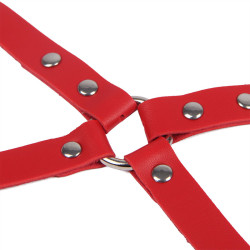 SUBBLIME 953706 ESPOSAS CON CINTURON BONDAGE ROJO TALLA UNICA