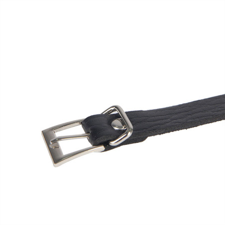 SUBBLIME 953713 CINTURON DE BONDAGE PUNK HEBILLA METAL NEGRO TALLA UNICA