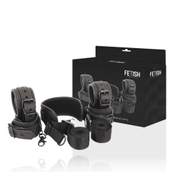 FETISH SUBMISSIVE POSICION MASTER CON 4 ESPOSAS CON FORRO DE NEOPRENO