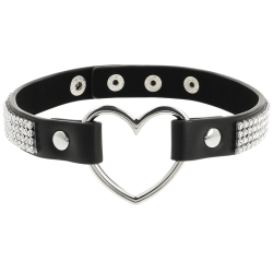 COQUETTE CHIC DESIRE CHOKER CUERO VEGANO CORAZON