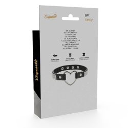 COQUETTE CHIC DESIRE CHOKER CUERO VEGANO CORAZON