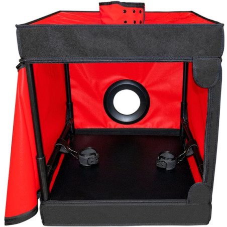 SECRET DOME KINK CLUB CABINA BUKKAKE NEGRO ROJO