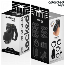 ADDICTED TOYS LOCKED MINDNIGHT CELL JAULA PARA PENE TALLA M