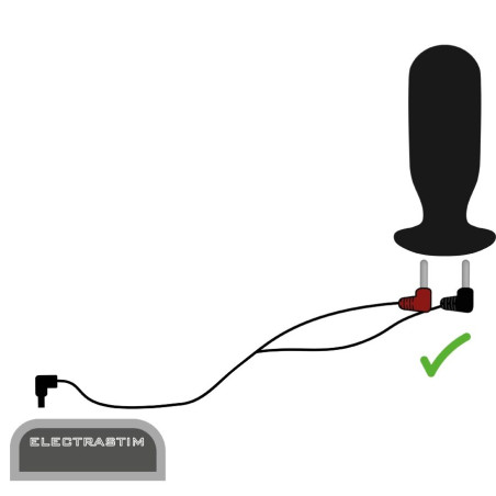 ELECTRASTIM CABLES DE ESTIMULACION 90 GRADOS