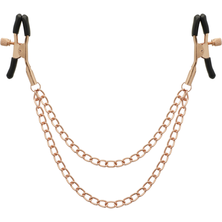 BEGME BLACK EDITION PINZAS PEZONES CON CADENA