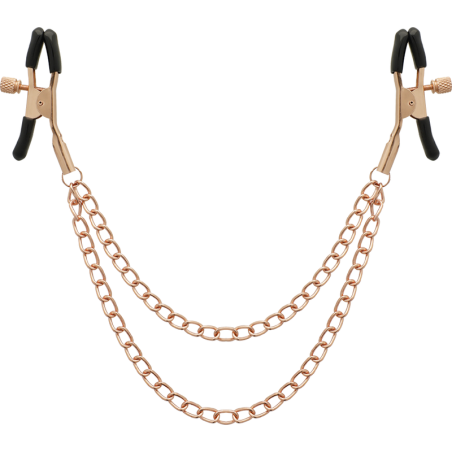COQUETTE CHIC DESIRE FANTASY PINZAS METALICAS PEZONES CON CADENA