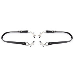 OHMAMA FETISH PINZAS CLITORIS CON CORREAS PIERNAS