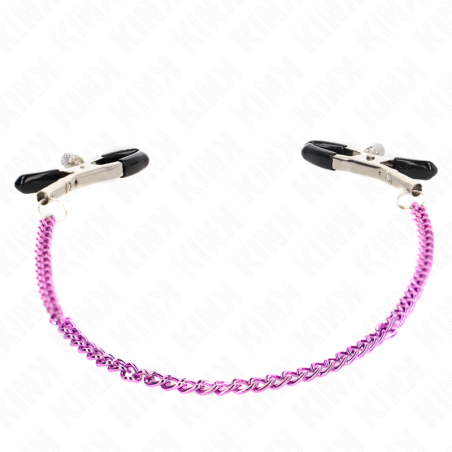 KINK PINZAS PARA PEZONES CON CADENA VIOLETA 30 CM