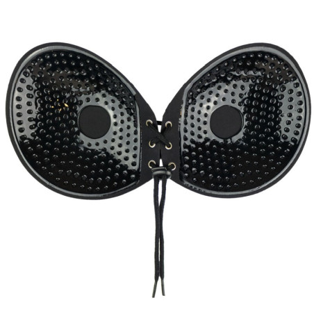 BYE BRA SUJETADOR ADHESIVO ENTRELAZADO NEGRO COPA A