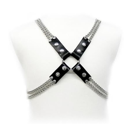 LEATHER BODY CHAIN HARNESS