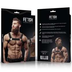FETISH SUBMISSIVE ATTITUDE ARNES DEPORTIVO AJUSTABLE NEOPRENO PECHO HOMBRE