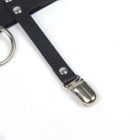 SUBBLIME 953744 LIGA PUNK DE CUERO AJUSTABLE NEGRO TALLA UNICA