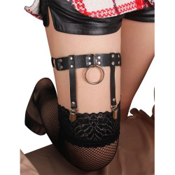 SUBBLIME 953744 LIGA PUNK DE CUERO AJUSTABLE NEGRO TALLA UNICA